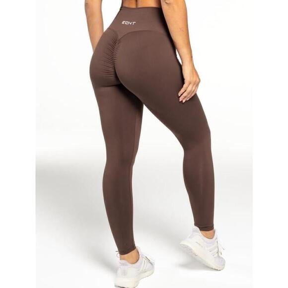 Women's ECHT Green High Waist Scrunch Leggings - Size L - Picture 1 of 7
